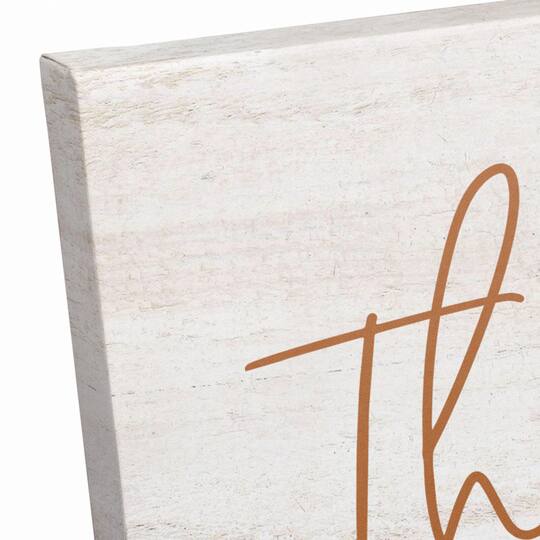 Thankful for Every Little Thing 18" x 12' Canvas Wall Art